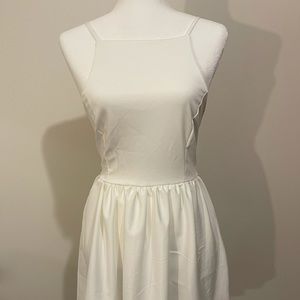 Low back cocktail dress